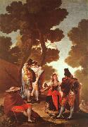 Francisco de Goya The Maja and the Masked Men Norge oil painting reproduction